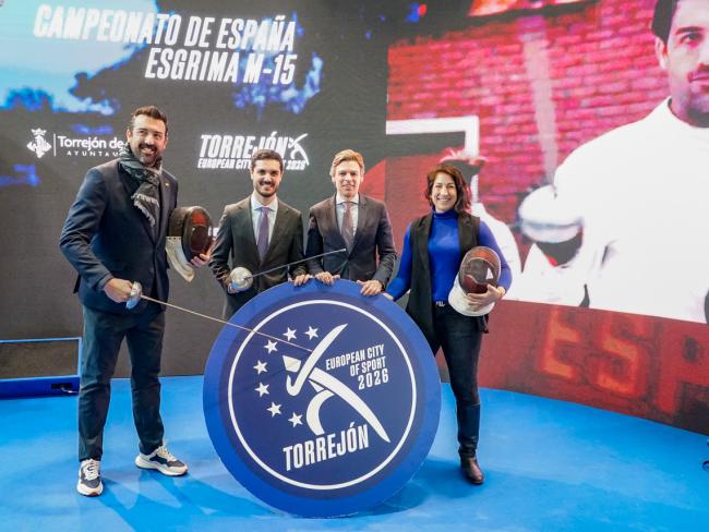Presentación del Campeonato de España de esgrima sub-15