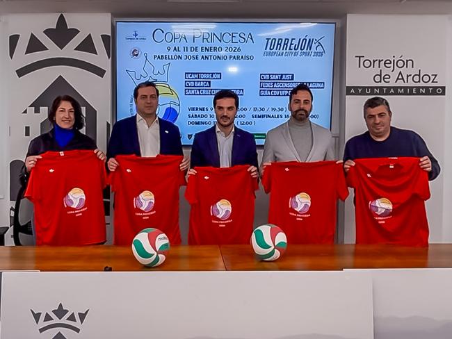 Torrejón de Ardoz acoge este fin de semana en el Pabellón José Antonio Paraíso, con entrada gratuita hasta completar aforo, la Copa Princesa de voleibol
