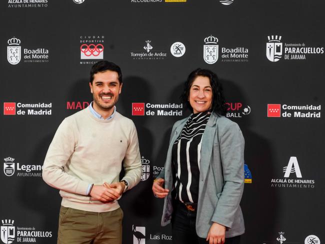 Alejandro Navarro y Miriam Gutiérrez en la presentación de la MadCup 2026