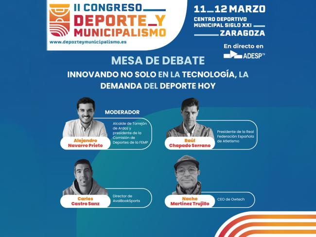 La cita será inaugurada por el regidor torrejonero y presidente de la Comisión de Deportes de la FEMP, Alejandro Navarro