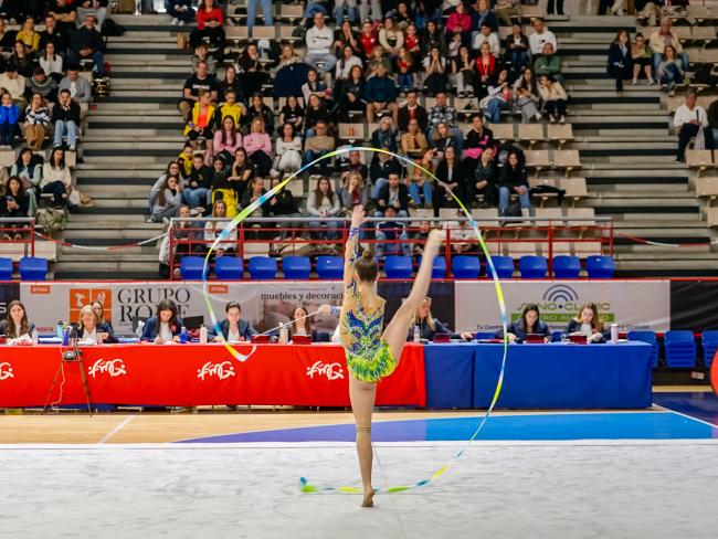 Los torneos de gimnasia rítmica tuvieron lugar en el Pabellón Jorge Garbajosa