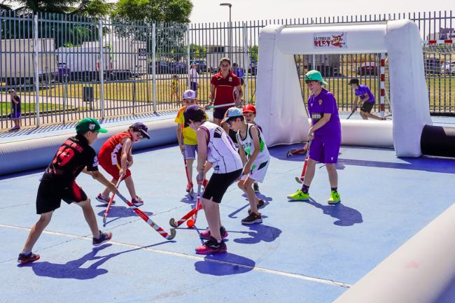 Hockey durante el Día Olímpico de 2025