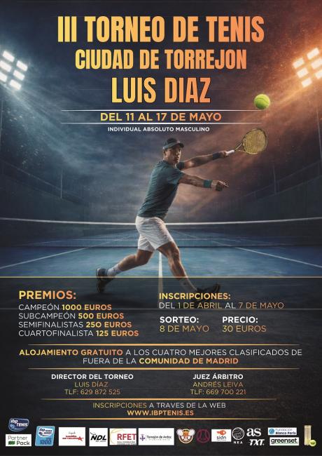 Torneo de Tenis Ciudad de Torrejón Luis Díaz