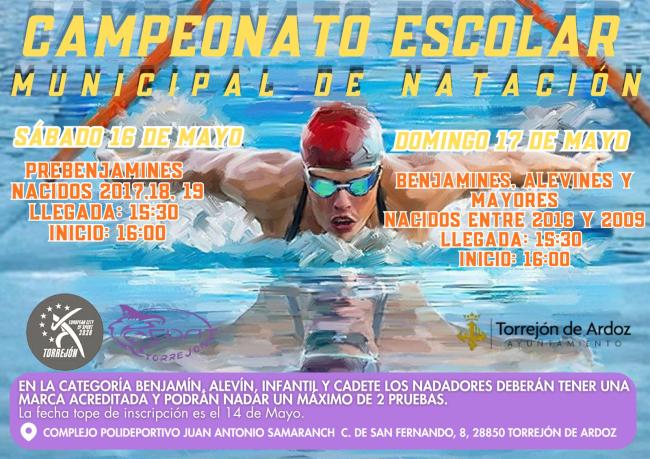 Campeonato Escolar Natación