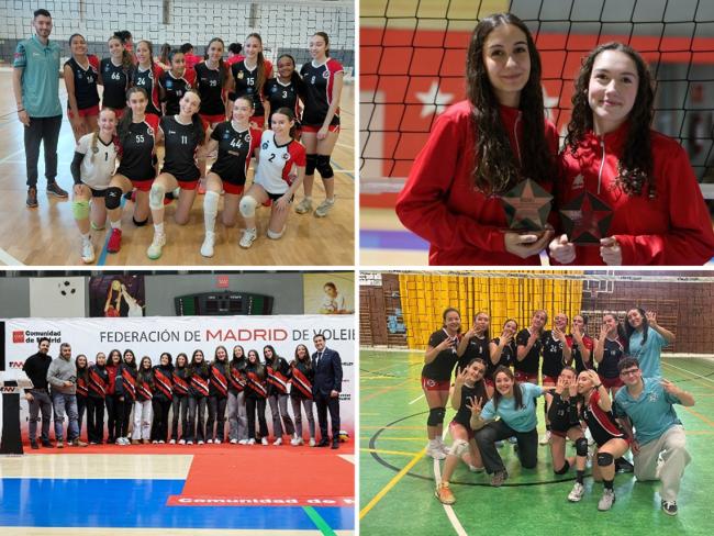 Momentos de una temporada inolvidable para el Club Voleibol Torrejón