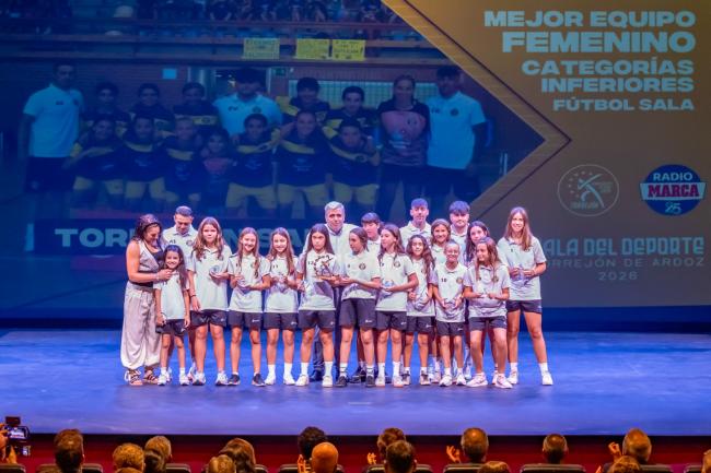 Mejor Equipo Femenino Categorías Inferiores: Torrejón Sala Alevín Femenino