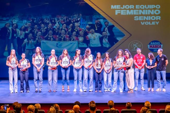 Mejor Equipo Femenino Senior: Club Voleibol Torrejón (UCAM Torrejón)