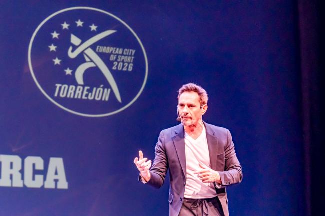 El periodista de Telemadrid, Javier Callejo, fue el encargado de presentar la Gala del Deporte 2026