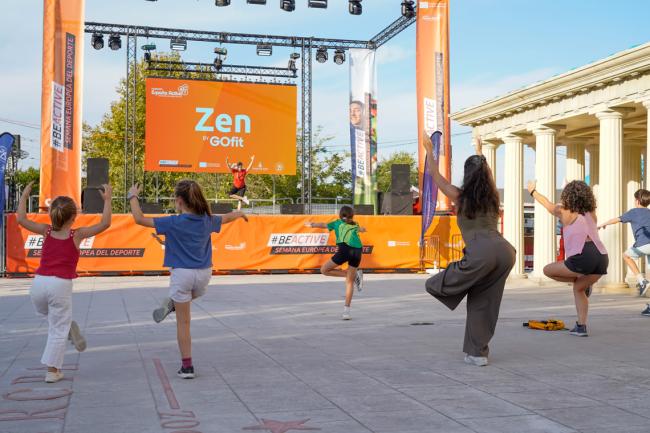 El lema de las actividades de la Semana Europea del Deporte fue Be Active