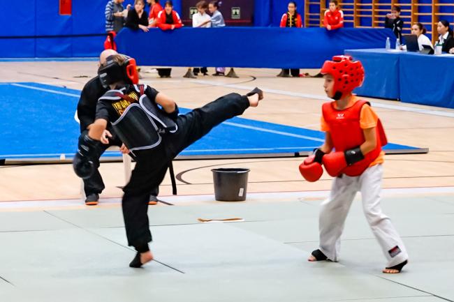 Los menores también participaron en el I Open Wushu Ciudad de Torrejón